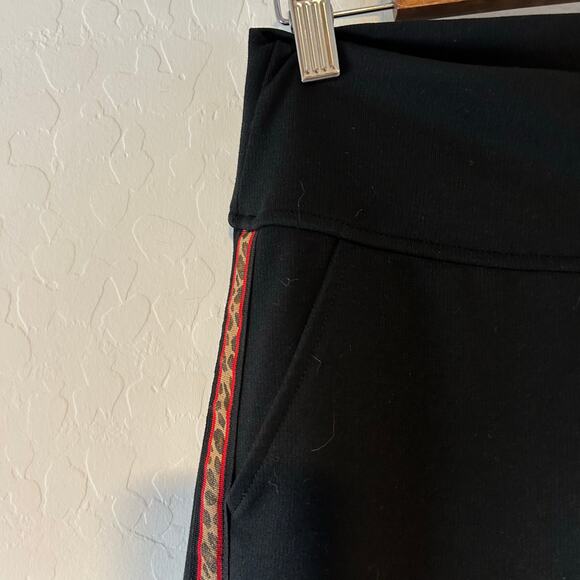 SAINT + SOFIA Runway Pant - Black Leopard Women’s Size 4 - Picture 5 of 9